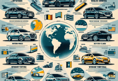 Przyciemniane szyby a przepisy w różnych krajach